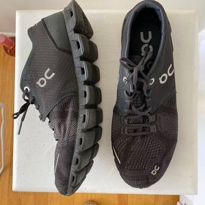 On Running Cloud X women’s sneaker running shoe size 9 black